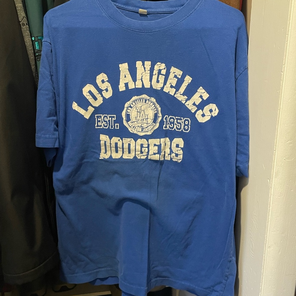 Los Angeles Dodgers Men’s Tee Shirt size L Majestic brand
